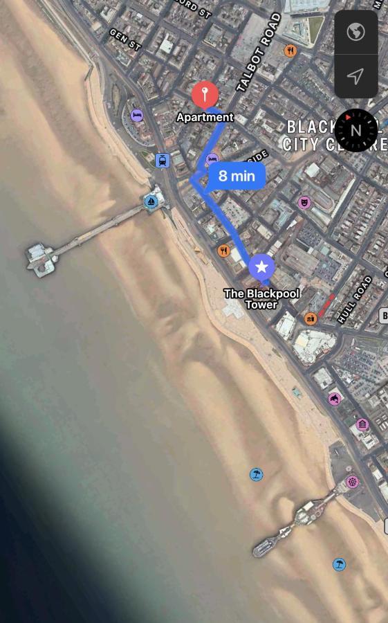 Peaky Blinders Apartment 5 Min Walk To Blackpool Tower Sleeps Up To 14 Exterior photo